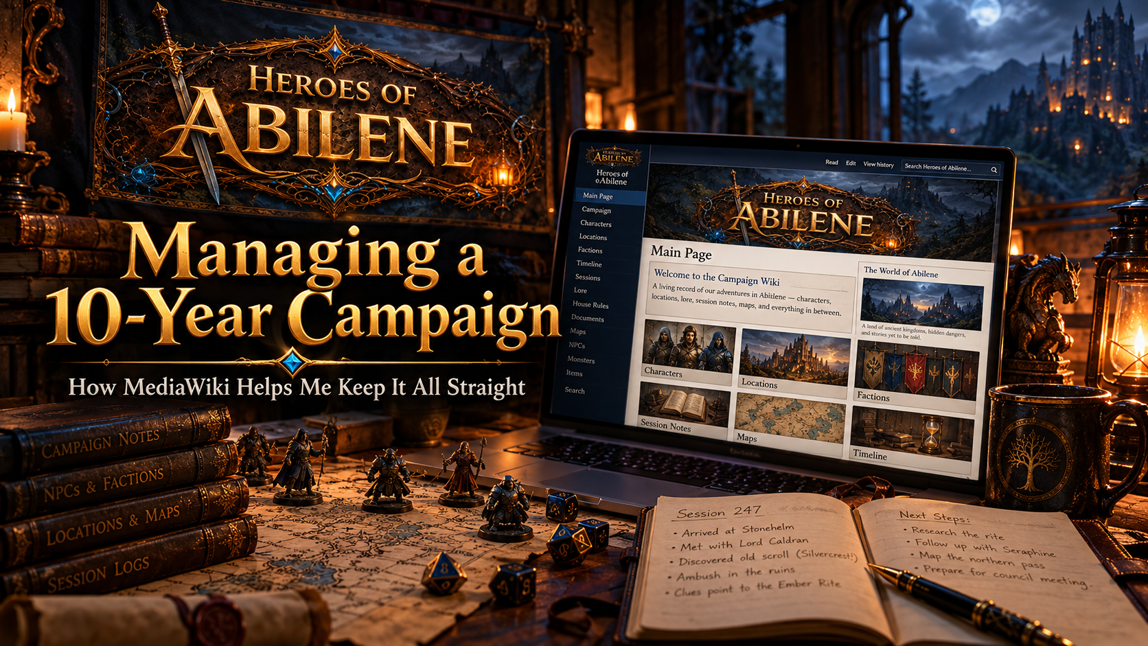 How MediaWiki Helped Me Manage a 10-Year Pathfinder Campaign